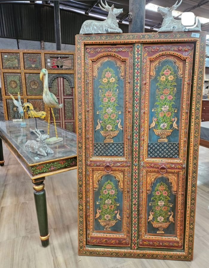Hand Painted Wooden Cabinet (almirah)